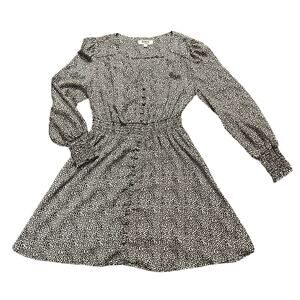 BB Dakota Steve Madden Dot Button-Up Dress Womens Size S